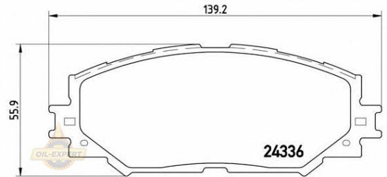 Brembo Колодки тормозные дисковые BREMBO P 83 082 - Картинка 1