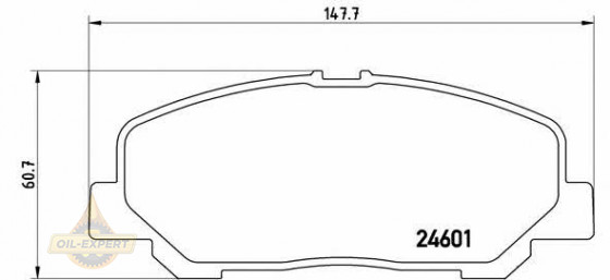 Brembo Колодки тормозные дисковые BREMBO P 83 099 - Картинка 1