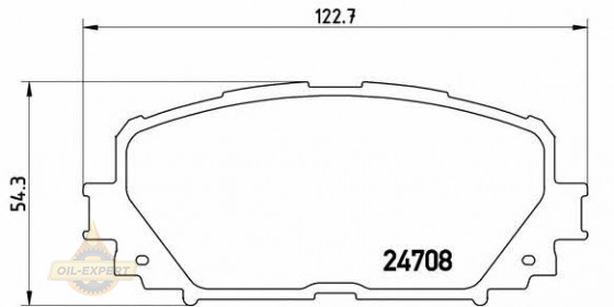 Brembo Колодки тормозные дисковые BREMBO P 83 101 - Картинка 1