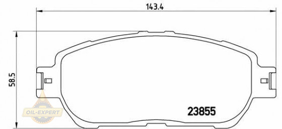 Brembo Колодки тормозные дисковые BREMBO P 83 105 - Картинка 2