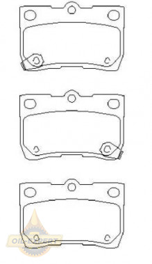 Brembo Колодки тормозные дисковые BREMBO P 83 113 - Картинка 1