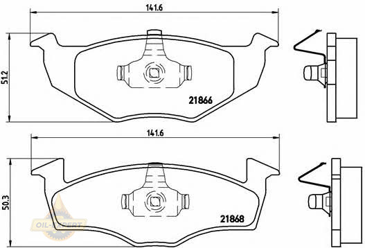 Brembo Колодки тормозные дисковые BREMBO P 85 025 - Картинка 1