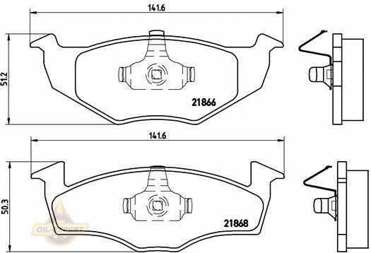 Brembo Колодки тормозные дисковые BREMBO P 85 030 - Картинка 1
