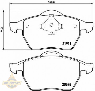 Brembo Колодки тормозные дисковые BREMBO P 85 035 - Картинка 1