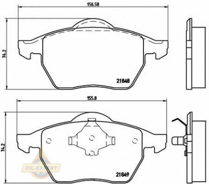 Brembo Колодки тормозные дисковые BREMBO P 85 039 - Картинка 1