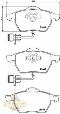 Brembo Колодки дискові гальмівні BREMBO P 85 040 - Заображення 1