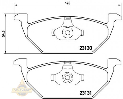 Brembo Колодки тормозные дисковые BREMBO P 85 041X - Картинка 1