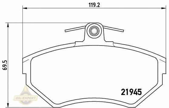 Brembo Колодки тормозные дисковые BREMBO P 85 042 - Картинка 1