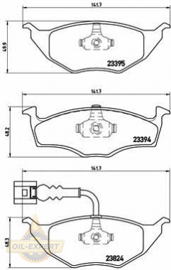 Brembo Колодки тормозные дисковые BREMBO P 85 063 - Картинка 1