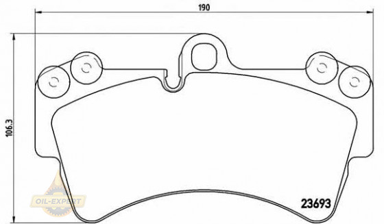 Brembo Колодки тормозные дисковые BREMBO P 85 065 - Картинка 1