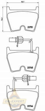 Brembo Колодки тормозные дисковые BREMBO P 85 078 - Картинка 1