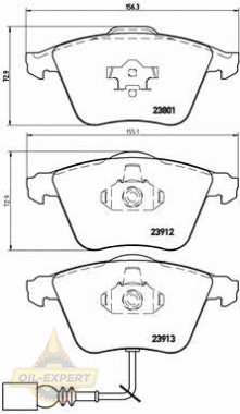 Brembo Колодки тормозные дисковые BREMBO P 85 079 - Картинка 1
