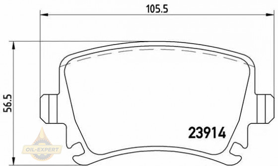 Brembo Колодки дискові гальмівні BREMBO P 85 095 - Заображення 1