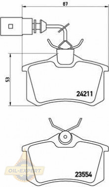 Brembo Колодки тормозные дисковые BREMBO P 85 101 - Картинка 1