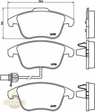 Brembo Колодки дискові гальмівні BREMBO P 85 113 - Заображення 2