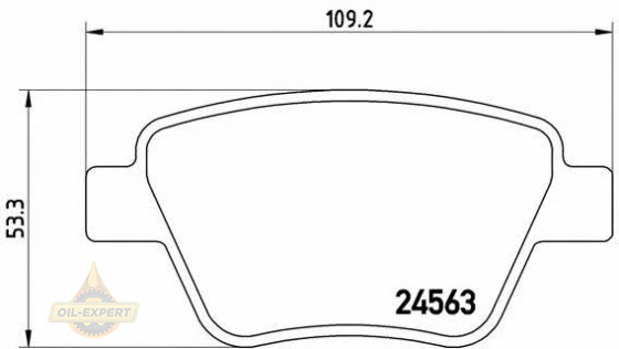 Brembo Колодки тормозные дисковые BREMBO P 85 114 - Картинка 2