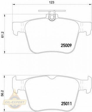 Brembo Колодки тормозные дисковые BREMBO P 85 124 - Картинка 2