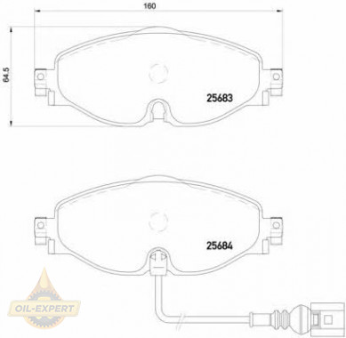 Brembo Колодки дискові гальмівні BREMBO P 85 126 - Заображення 2