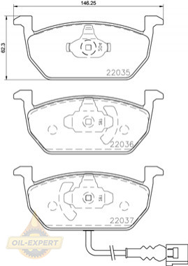 Brembo Колодки тормозные дисковые BREMBO P 85 137X - Картинка 1