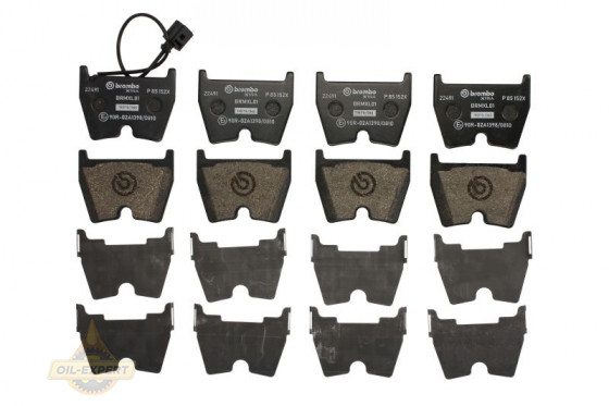 Brembo Колодки тормозные дисковые BREMBO P 85 152X - Картинка 1