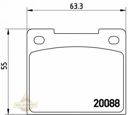 Brembo Колодки тормозные дисковые BREMBO P 86 001 - Картинка 1
