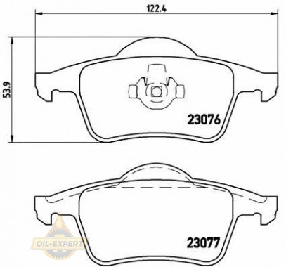 Brembo Колодки тормозные дисковые BREMBO P 86 014 - Картинка 1