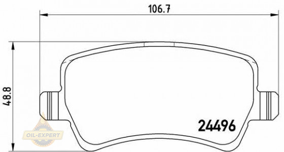 Brembo Колодки дискові гальмівні BREMBO P 86 021 - Заображення 1