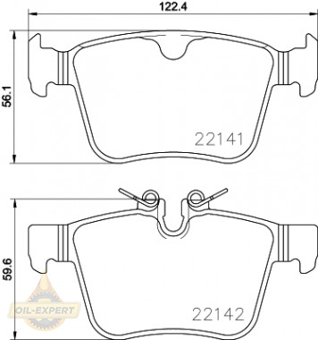 Brembo Колодки тормозные дисковые BREMBO P 86 029 - Картинка 1