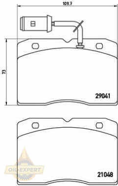Brembo Колодки тормозные дисковые BREMBO P A6 012 - Картинка 1