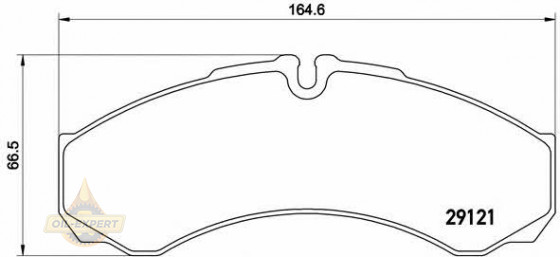 Brembo Колодки тормозные дисковые BREMBO P A6 017 - Картинка 1