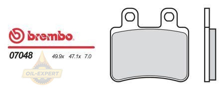 Brembo Колодки тормозные мото BREMBO 07048 - Картинка 1
