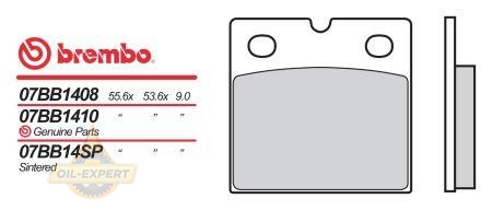 Brembo Колодки тормозные мото BREMBO 07BB1408 - Картинка 1
