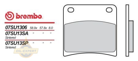 Brembo Колодки тормозные мото BREMBO 07SU1306 - Картинка 1