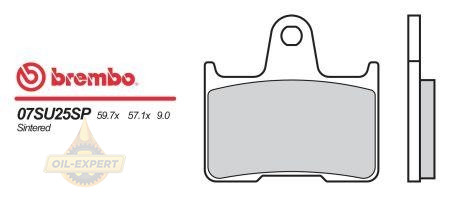 Brembo Колодки тормозные мото BREMBO 07SU25SP - Картинка 1