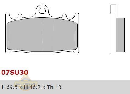 Brembo Колодки тормозные мото BREMBO 07SU30SP - Картинка 1