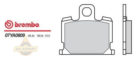 Brembo Колодки тормозные мото BREMBO 07YA0809 - Картинка 1