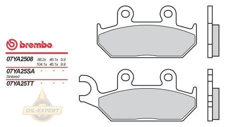 Brembo Колодки тормозные мото BREMBO 07YA25SA - Картинка 1