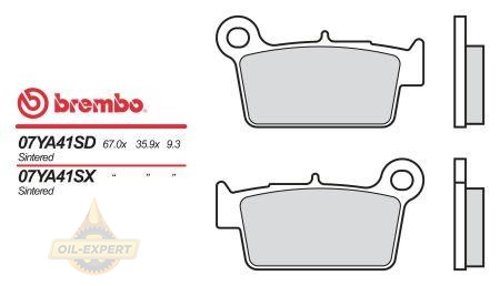 Brembo Колодки тормозные мото BREMBO 07YA41SD - Картинка 1