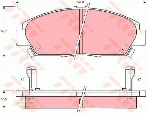 Trw Колодки тормозные дисковые TRW GDB1061 - Картинка 2