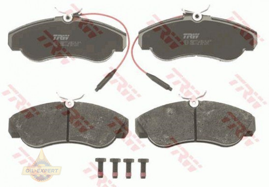 Trw Колодки тормозные дисковые TRW GDB1106 - Картинка 1