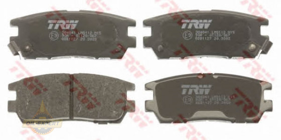 Trw Колодки тормозные дисковые TRW GDB1127 - Картинка 1