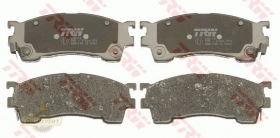 Trw Колодки тормозные дисковые TRW GDB1139 - Картинка 3