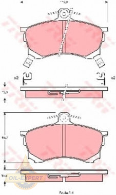 Trw Колодки тормозные дисковые TRW GDB1197 - Картинка 4