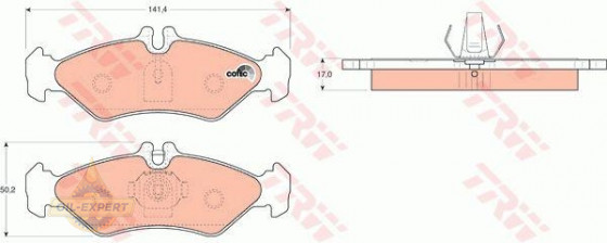 Trw Колодки тормозные дисковые TRW GDB1262 - Картинка 4