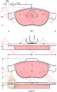 Trw Колодки тормозные дисковые TRW GDB1337 - Картинка 4