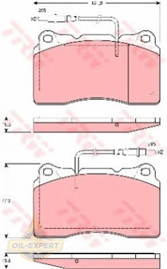 Trw Колодки тормозные дисковые TRW GDB1431 - Картинка 2