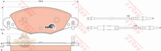 Trw Колодки тормозные дисковые TRW GDB1449 - Картинка 4
