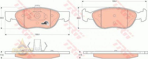Trw Колодки тормозные дисковые TRW GDB1487 - Картинка 2
