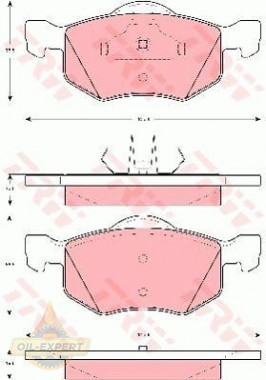 Trw Колодки тормозные дисковые TRW GDB1497 - Картинка 1