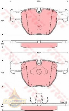 Trw Колодки тормозные дисковые TRW GDB1526 - Картинка 4